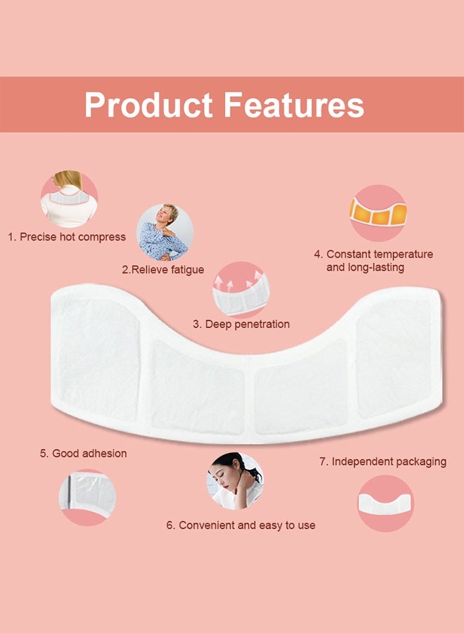 Hodaf Adhesive Heat Patches for Neck, Knee, and Upper or Lower Back, Air-Activated Heat Pads for Menstrual Cramps, Stiffness, Sprains, and More, Stick to Clothing, 3 Count - Image 3