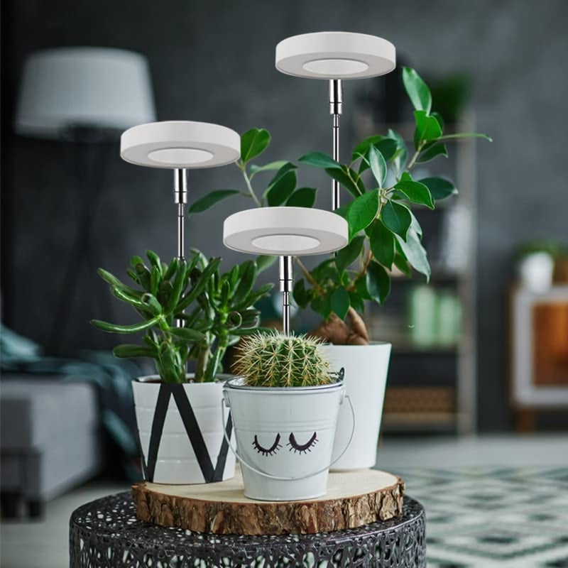 Plant Grow Light Full Spectrum LED Plant Light for Indoor Plants 3 Light Modes 9 Dimmable Brightness Levels Height Adjustable Growing Lamp with Timer 3/9/12H Ideal for Small Plants Pack of 2 - Image 5