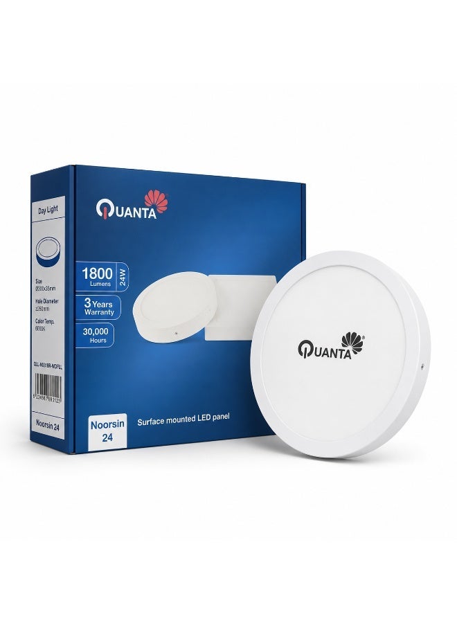 Quanta 24W Surface Mounted Led Panel Light (300mm X 35mm) 8000k - Image 1