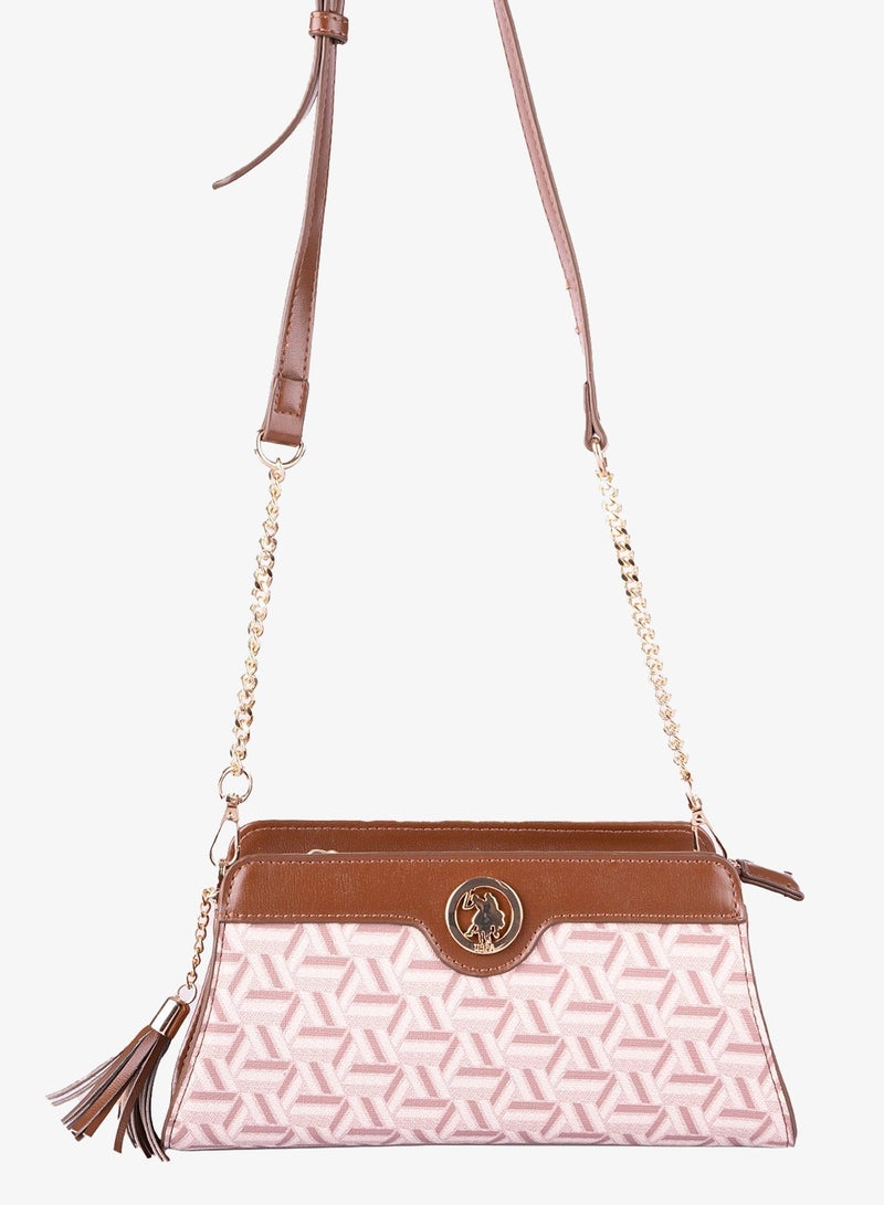U.S. Polo Assn. Women's Shoulder Bag, Ladies Large Capacity Shoulder Bag Handbag Tote Bags Clutch Bag, Women's Leather Hobo Bag, Women's Tote Bag, Women's Shoulder Bag, Women's Hand Bag, Women's Travel Bag, for Office Sling Bag Side Bag and Girls College Students - Image 4