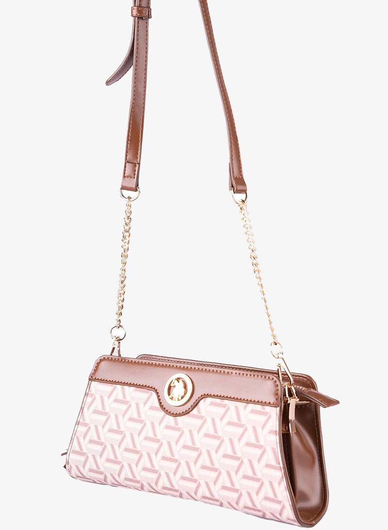 U.S. Polo Assn. Women's Shoulder Bag, Ladies Large Capacity Shoulder Bag Handbag Tote Bags Clutch Bag, Women's Leather Hobo Bag, Women's Tote Bag, Women's Shoulder Bag, Women's Hand Bag, Women's Travel Bag, for Office Sling Bag Side Bag and Girls College Students - Image 5