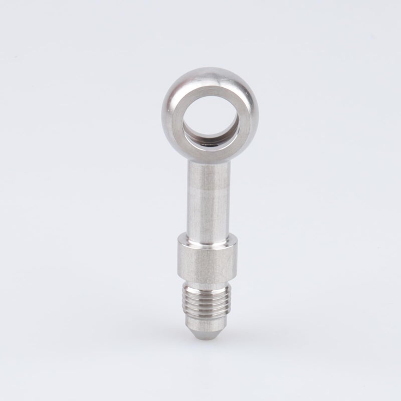 AC PERFORMANCE Stainless Steel Straight 3 AN Male to Banjo Eye Hole Diameter 102mm Brake Banjo Fitting for AN3 PTFE Brake Hose Line