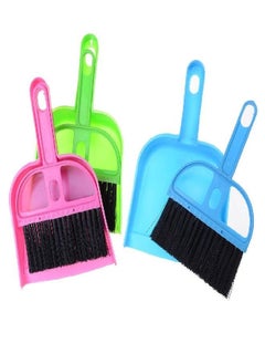37YIMU 37YIMU Mini Cleaning Brush and Dustpan Set Desktop Sweep Broom for Computer Keyboard Desktop Car Table, Set of 3  - Image 2
