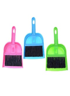 37YIMU 37YIMU Mini Cleaning Brush and Dustpan Set Desktop Sweep Broom for Computer Keyboard Desktop Car Table, Set of 3  - Image 4