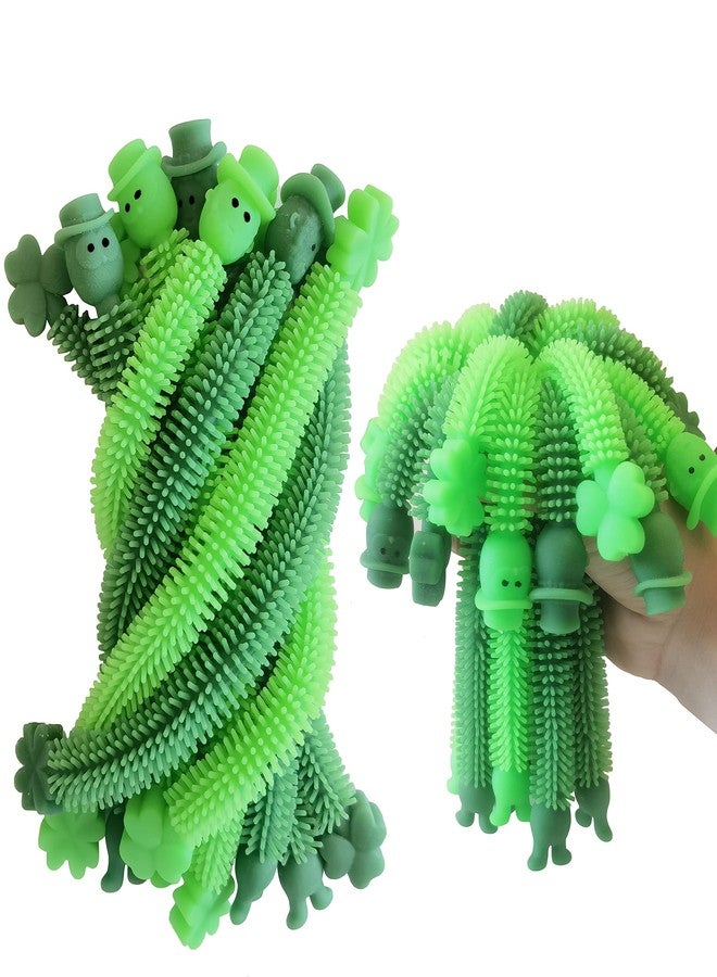 Holydeck 36 Pack St Patrick's Day Stretchy Strings Sensory Fidget Toys Pack Autism Toys Great for Kids Girls Boys Treat Bags Gifts Stress Relief Party Favors Decorations (St Patrick's Day) - Image 1