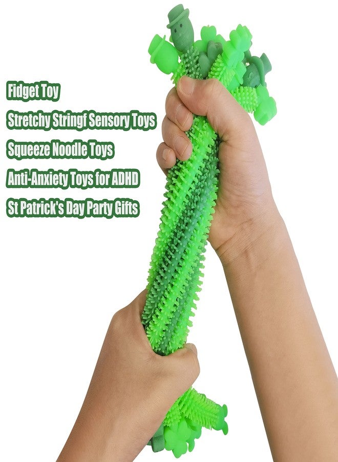 Holydeck 36 Pack St Patrick's Day Stretchy Strings Sensory Fidget Toys Pack Autism Toys Great for Kids Girls Boys Treat Bags Gifts Stress Relief Party Favors Decorations (St Patrick's Day) - Image 3
