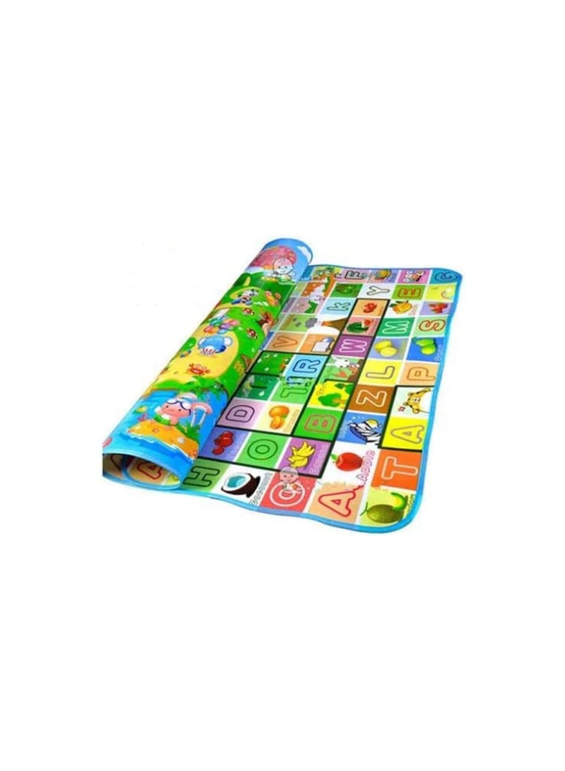 DeloPik Kid's Floor Activity Happy Farm Child Crawling Carpet (1.2mx1.8m) - Image 1