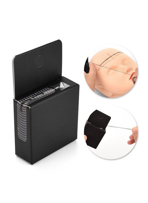 Atomus Eyebrow Tattoo Mapping String Thread Eye Brow Positioning Marking Thread for Semi-permanent Makeup Tattoo Supplies