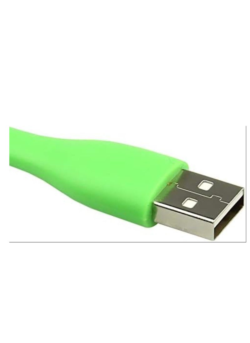 HuHa USB Flexible LED Desk Table PC Laptop Keyboard Reading Light Lamp (Green)  - Image 4