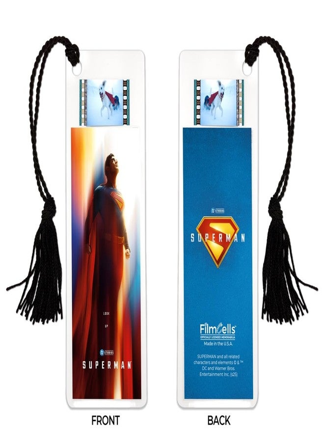 Trend Setters DC Comics - Superman (2025) - Look Up - FilmCells 2” x 6” Collectible Bookmark - Features Clip of 35mm Film from The Movie USBM1015 - Image 2