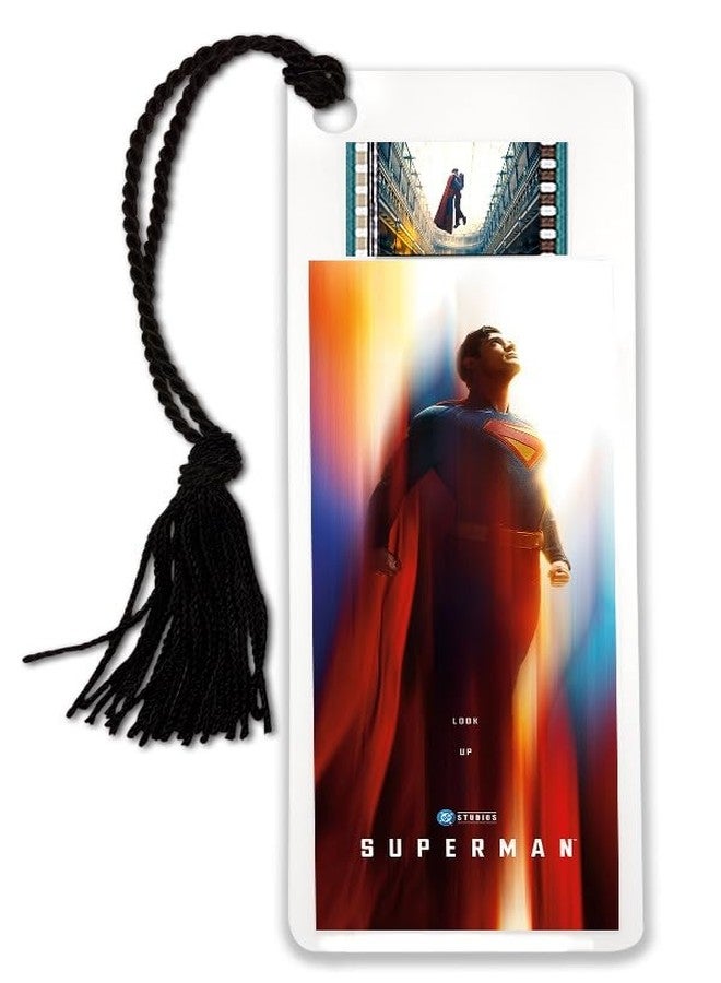 Trend Setters DC Comics - Superman (2025) - Look Up - FilmCells 2” x 6” Collectible Bookmark - Features Clip of 35mm Film from The Movie USBM1015 - Image 1