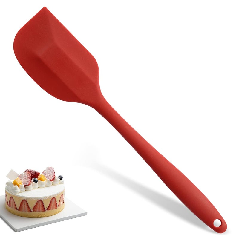 Wanbasion 108 Inch 600F Red Heat Resistant Silicone Spatula for Cooking Baking Cake and Pancake  Dishwasher Safe