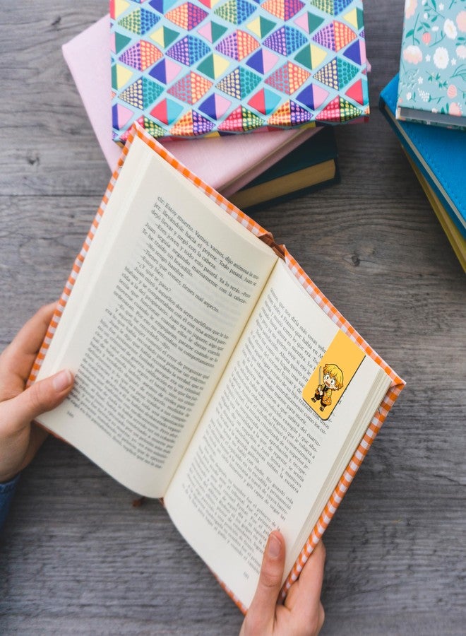 Eagletail India فواصل كتب أنمي بتصميم شيبي شيطاني - مجموعة من 6 فواصل كتب مغناطيسية | أفضل هدية للقراء ومحبي الكتب والمعجبين - Image 4