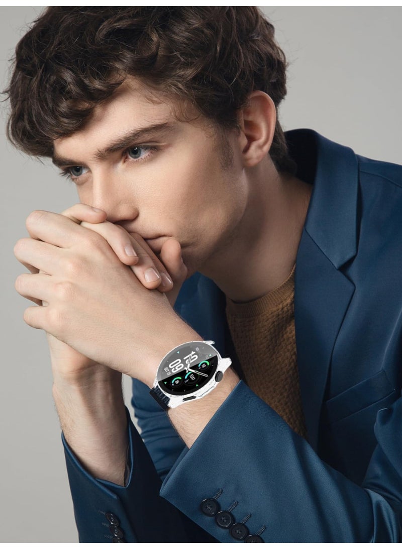 1Pcs For Huawei Watch GT6 46MM Smart Watch Case,Ultra-Thin Hard PC w/Glass Film Protective Cover,Case Cover for Huawei Watch GT6 46MM Accessories (Clear) - Image 5