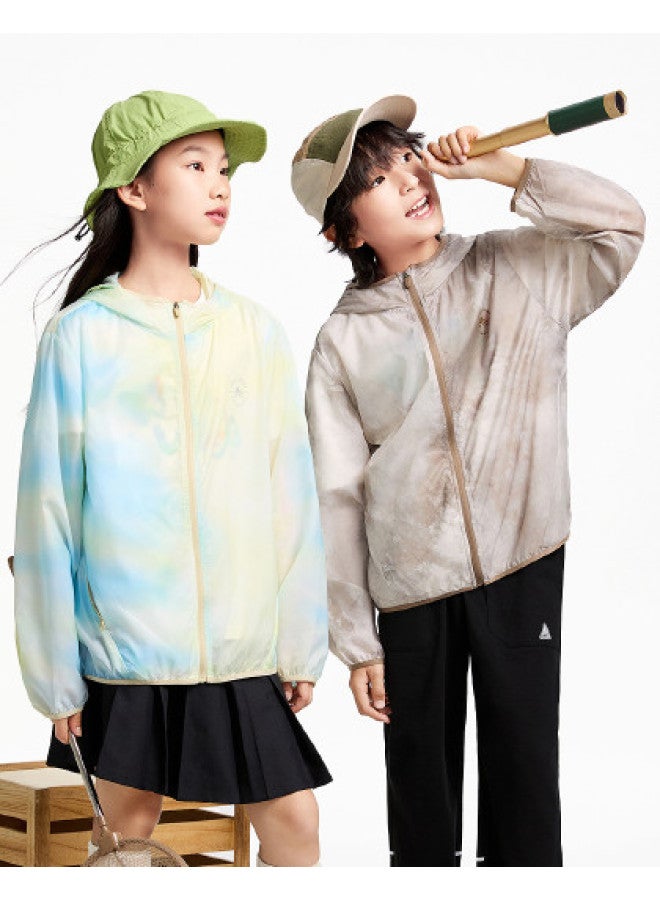 Annil جاكيت حماية من الشمس للأطفال - واقي من الأشعة فوق البنفسجية خفيف الوزن مع غطاء للرأس للأولاد والبنات للأنشطة الخارجية في الصيف - Image 1