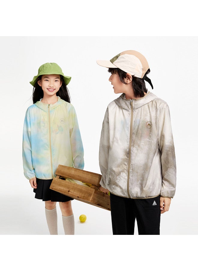 Annil جاكيت حماية من الشمس للأطفال - واقي من الأشعة فوق البنفسجية خفيف الوزن مع غطاء للرأس للأولاد والبنات للأنشطة الخارجية في الصيف - Image 4