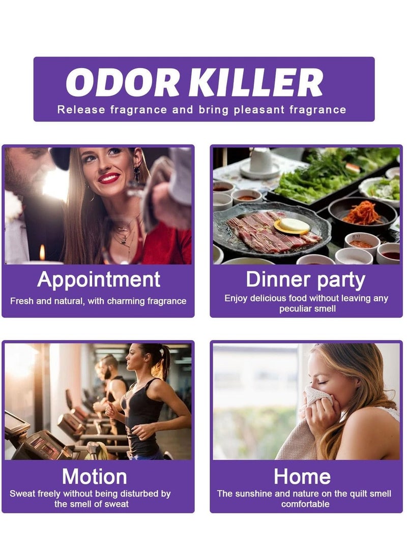 EELHOE Laundry Booster Beads Lavender Fragrance Lasting 6 Weeks Washer Beads, 30g - Image 2