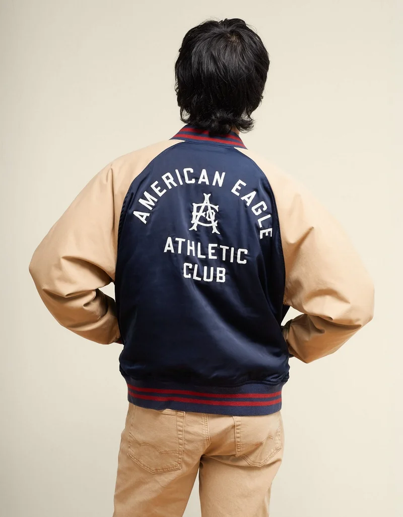 American Eagle  AE Varsity Jacket  | Best Price UAE