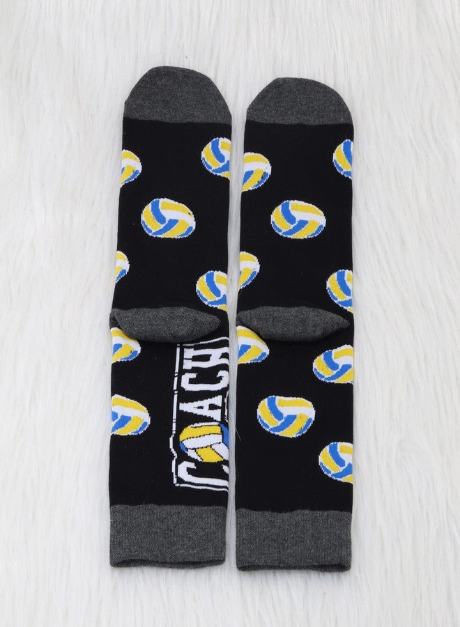 MBMSO Volleyball Coach Socks (2 Pair) - Novelty Volleyball Appreciation Gift - Image 3