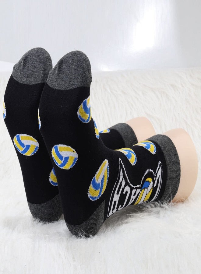 MBMSO Volleyball Coach Socks (2 Pair) - Novelty Volleyball Appreciation Gift - Image 2