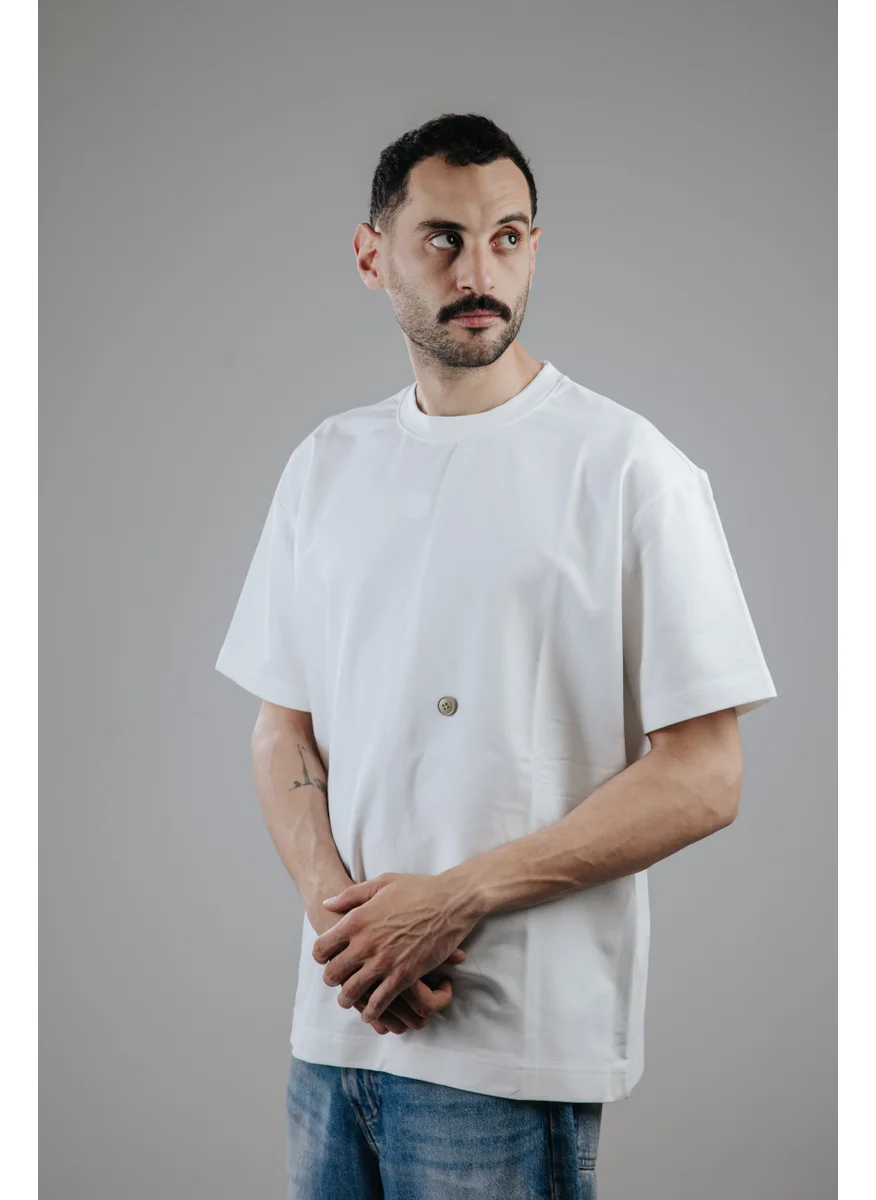 Snugface Snugface The Button Oversized Men's T-Shirts