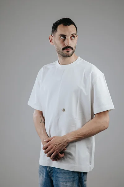 Snugface Snugface The Button Oversized Men's T-Shirts