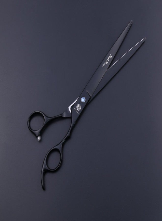 Purple Dragon 8.0 inch Professional Dog Grooming Hair Cutting Scissor &Curved Scissor&Chunker Shear Kit with Bag - for Pet Groomer or Family DIY Pet Use - Image 3