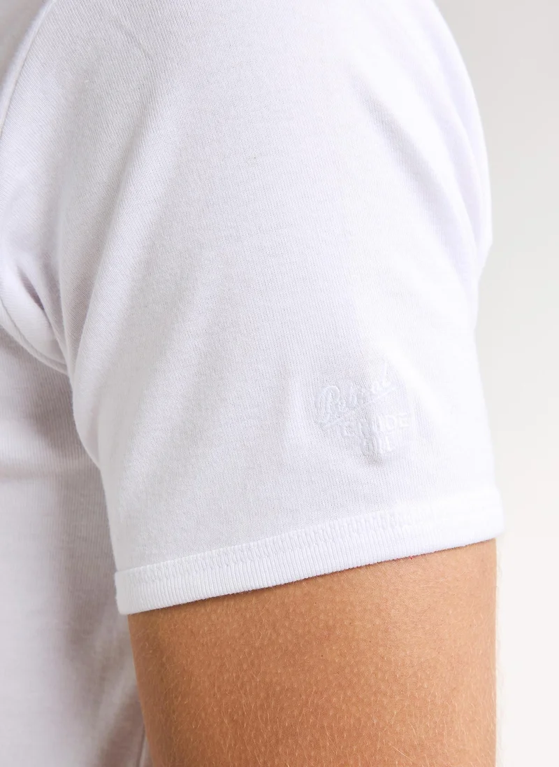 بترول اندستريز Men T-Shirt Body Fit SS