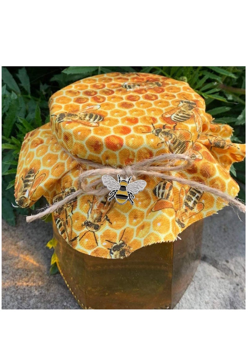 Excefore 20Pcs Honeybee Charms Assorted Gold Plated Enamel Bee Honeybee Charms For Jewelry Making Necklace Bracelet Earring, Diy, Jewelry Making Accessory, Exquisite, Decorative, Pendant, Women, Party - Image 5