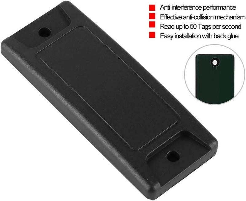comfrt 10pcs UHF RFID Anti Metal ABS Hard Tag Strip 860~960MHZ for Home Security, Charging System - Image 3