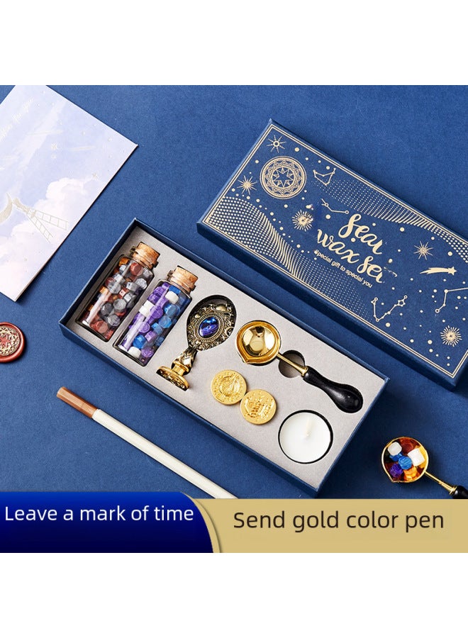 BLOT Fire Paint Seal Full Set Of Source Manufacturers Envelope Sealing Wax Creative Star Fire Paint Wax Grain Set - Image 3