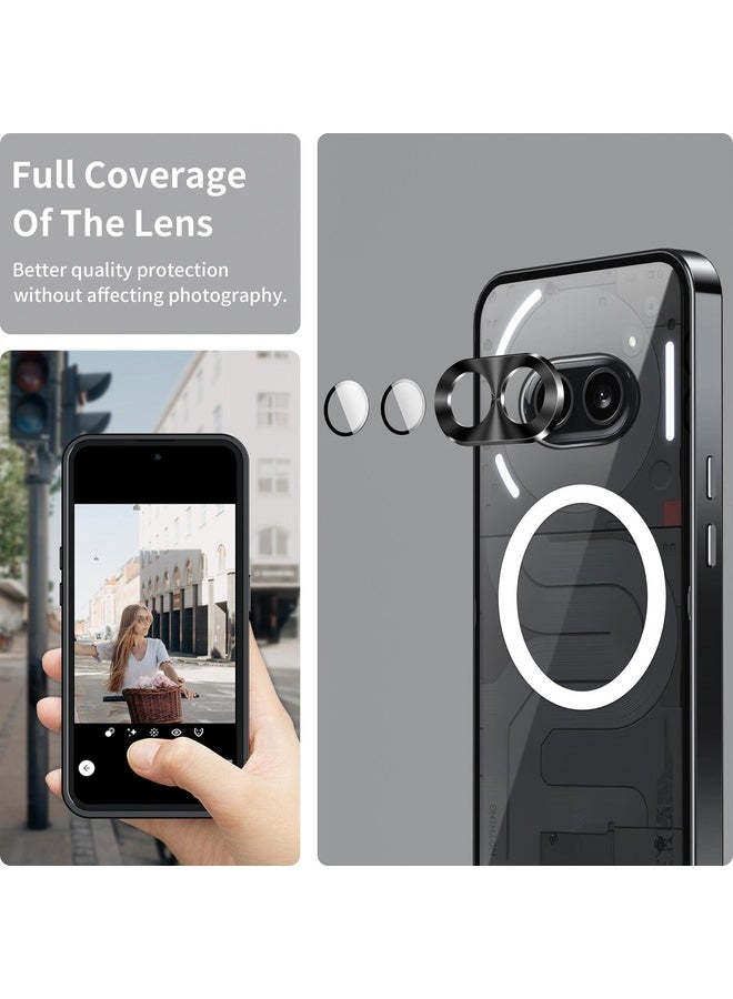 HuHa For Nothing Phone 2a / 2a Plus Magnetic Metal Phone Case(Black) - Image 3