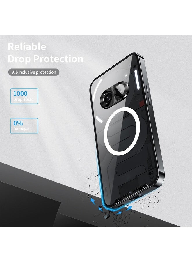 HuHa For Nothing Phone 2a / 2a Plus Magnetic Metal Phone Case(Black) - Image 4
