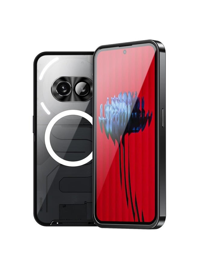 HuHa For Nothing Phone 2a / 2a Plus Magnetic Metal Phone Case(Black) - Image 2