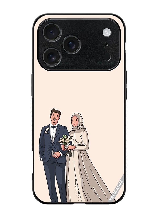 VR CREATIVE Protective Case Cover For Apple iPhone 17 Pro Max Wedding Design Multicolour