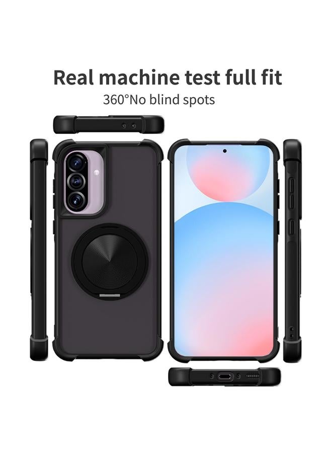 اس-توب جراب لهاتف Samsung Galaxy A56 5G CD Texture دوار 360 درجة مع حامل MagSafe - Image 3