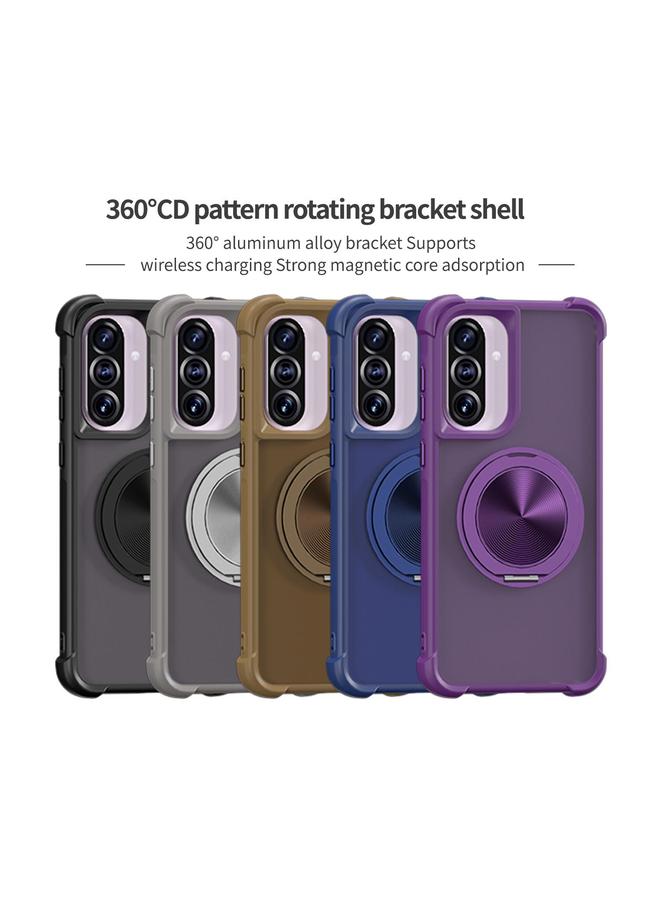 اس-توب جراب لهاتف Samsung Galaxy A56 5G CD Texture دوار 360 درجة مع حامل MagSafe - Image 2