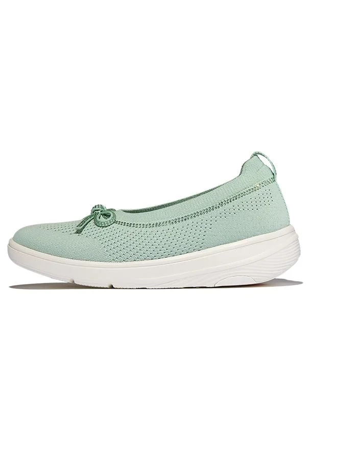 Fitflop SUPER-Q BOW CRYSTAL-TRIM KNIT  BALLET FLATS