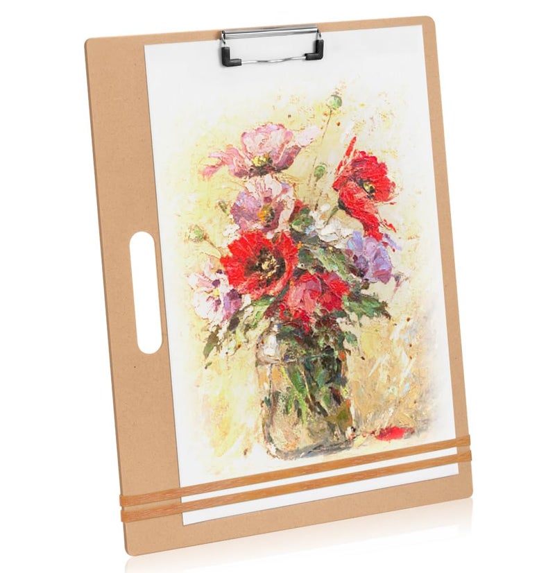 TX liteart 13" x 17" Artist Sketch Board with Handle - Portable Clipboard for Painting and Drawing, Art Supplies for Adults by TX Liteart - Image 1