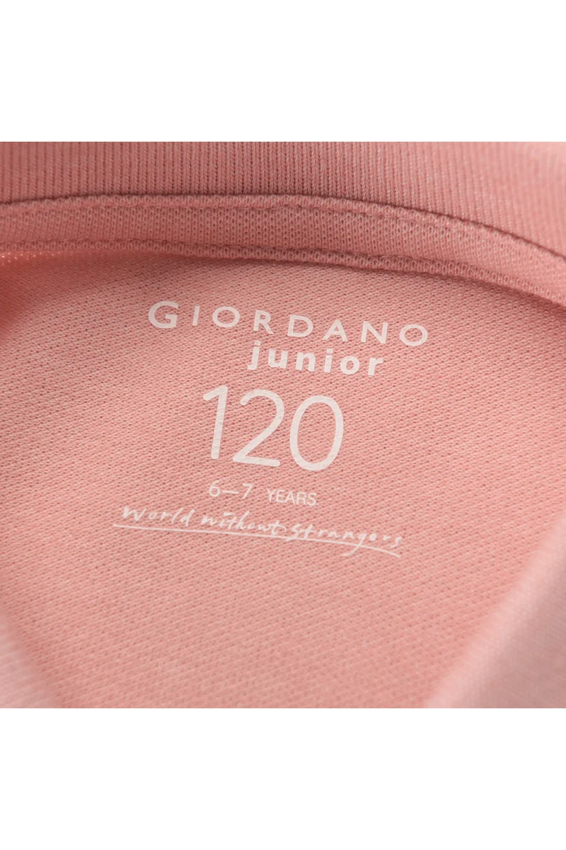 GIORDANO Junior's Pink Lion Polo for Boys