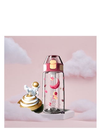Kids Water Bottle with Straw, 450ML Measurement Handle BPA-Free for School, Children's Suction Nozzle Plastic Scale Cup Portable Pop Up Cover Learning Drinking Straw - pzsku/Z8EA9F7013E44FC7E96FEZ/45/1742841924/a6974101-2491-466c-9bdb-f539585d88bf