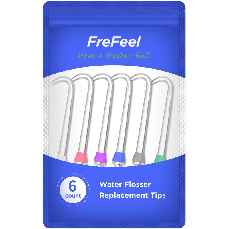 Replacement Heads for Waterpik Replacement Picks for Water Pik Water Flosser 6 Implant Denture Tips