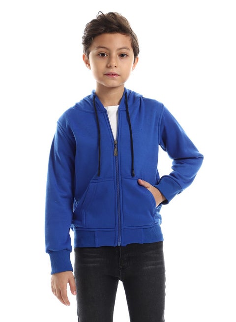 هود شتوي  أطفالي مزود بسوستة للجنسين