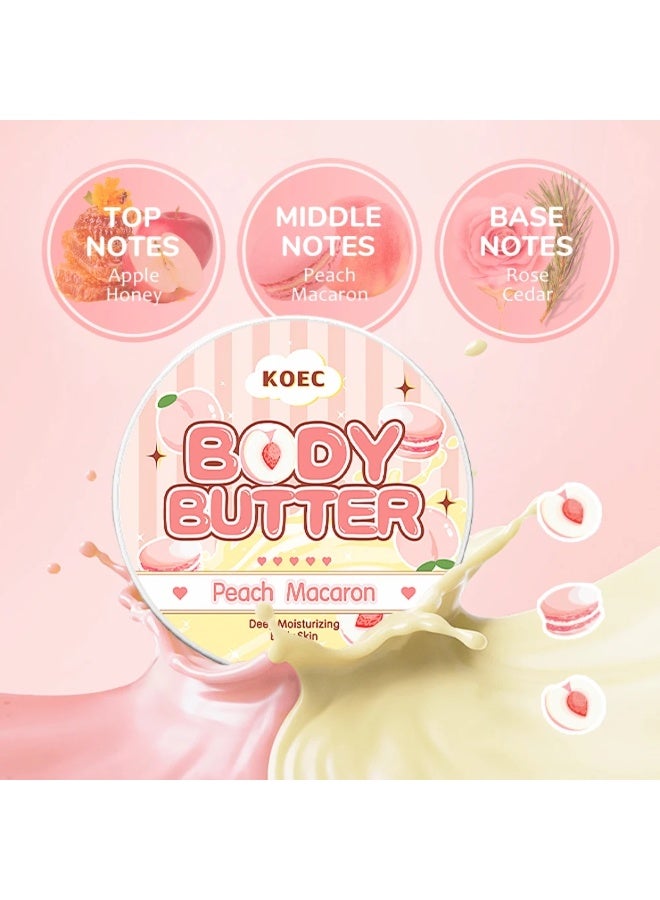 KOEC مجموعة العناية بالجسم: كريم جل الجسم وقطرات الجسم وزيت مرطب للجسم يترك البشرة ناعمة ومتألقة دون أن تكون دهنية، كريم مغذي مرطب لتفتيح البشرة، لوشن للجسم، زيت عطر، كريم للجسم وزيت للجسم - Image 3