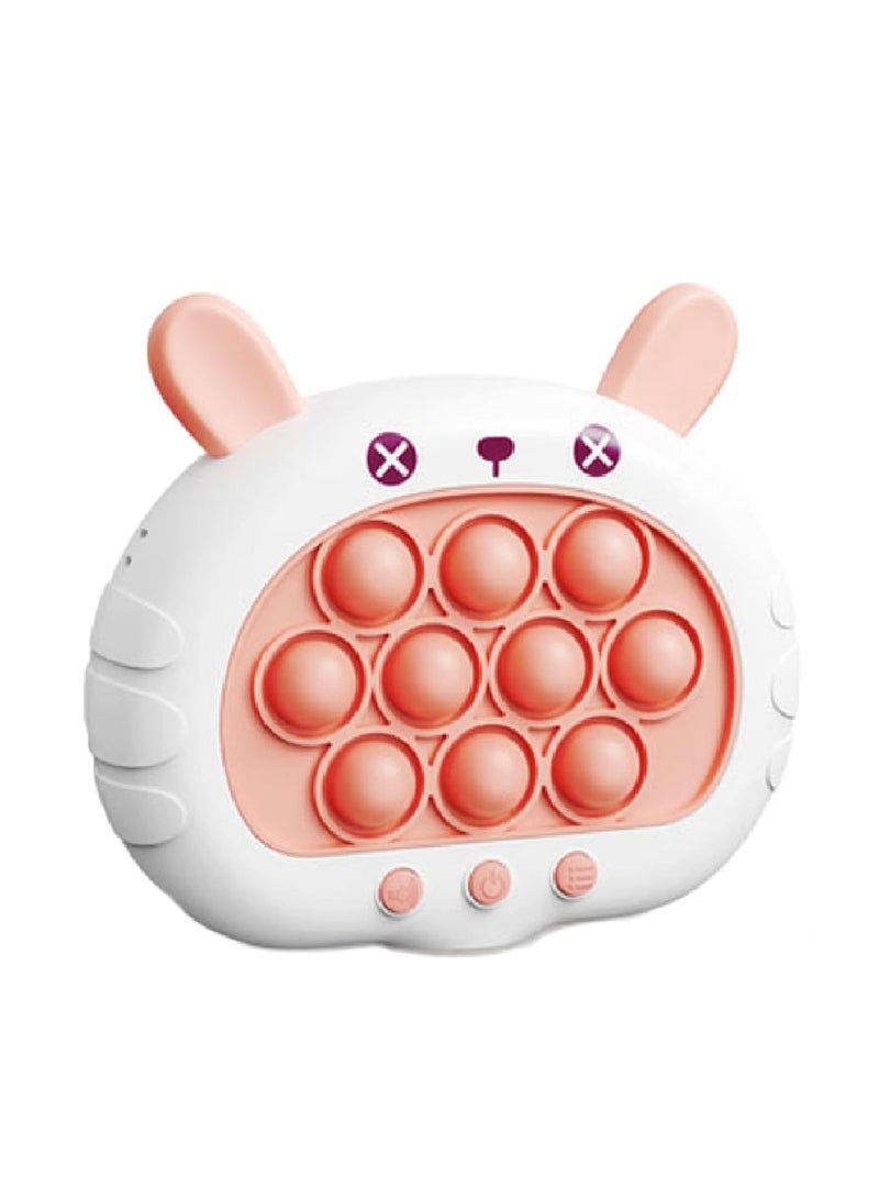 Excefore Creative Stress Relief Toys,Breakthrough Puzzle Pop Button Gopher Game Machine - Fun Fidget Toy for Kids & Adults ,Party Favor Gift (Pink Rabbit) - Image 1