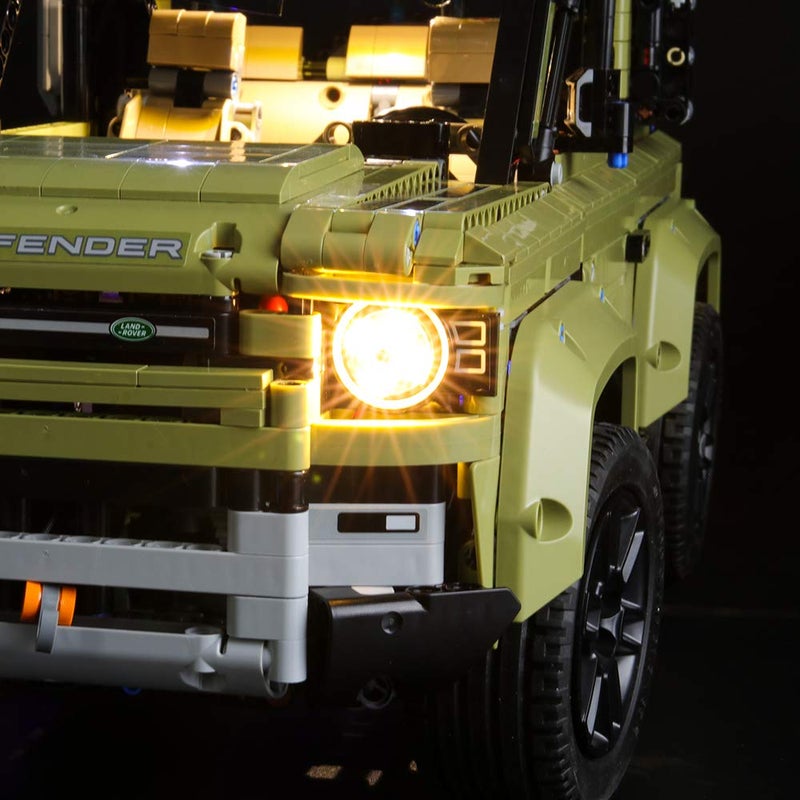 BRIKSMAX Led Lighting Kit for Land Rover Defender - Compatible with Lego 42110 Building Blocks Model- Not Include The Lego Set - Image 5