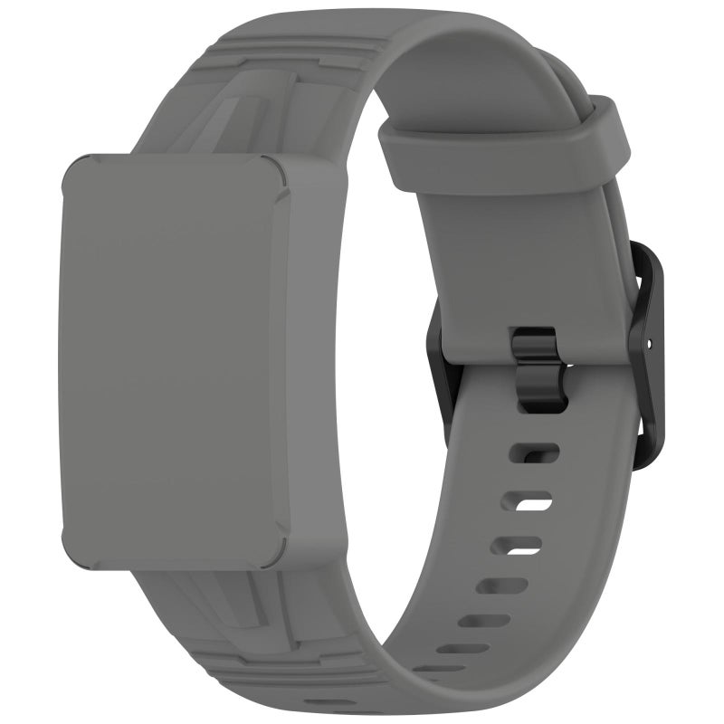 For Whoop  5.0 / 4.0 Watch Case Integrated Silicone Watch Band(Dark Gray) - Image 1