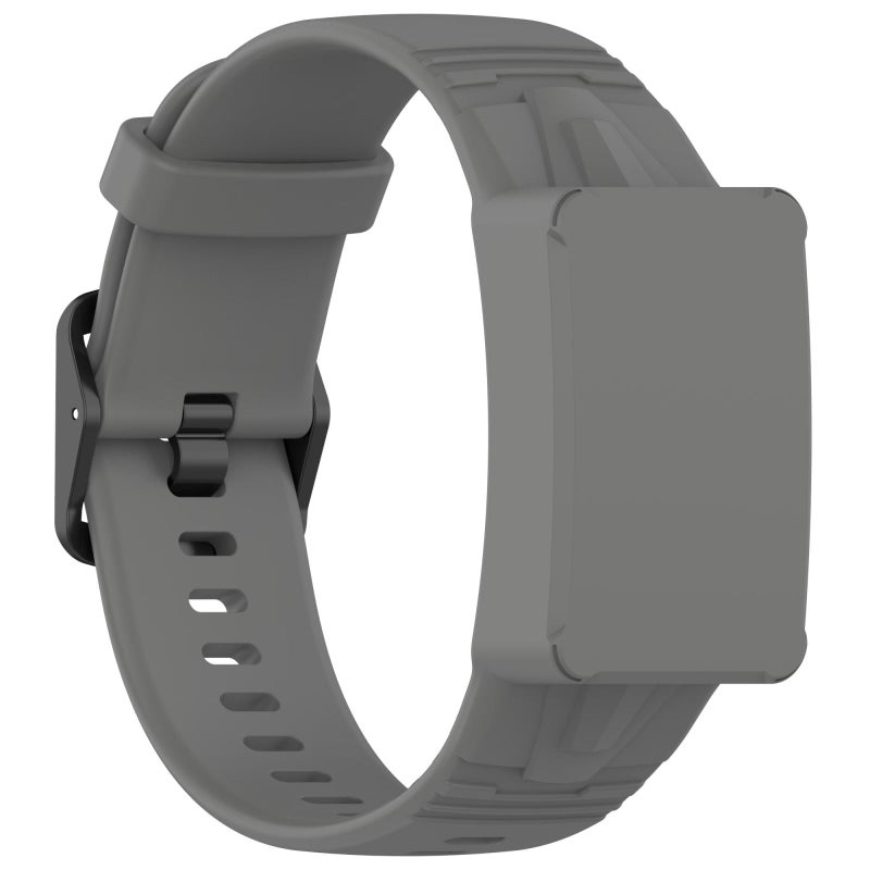 For Whoop  5.0 / 4.0 Watch Case Integrated Silicone Watch Band(Dark Gray) - Image 4