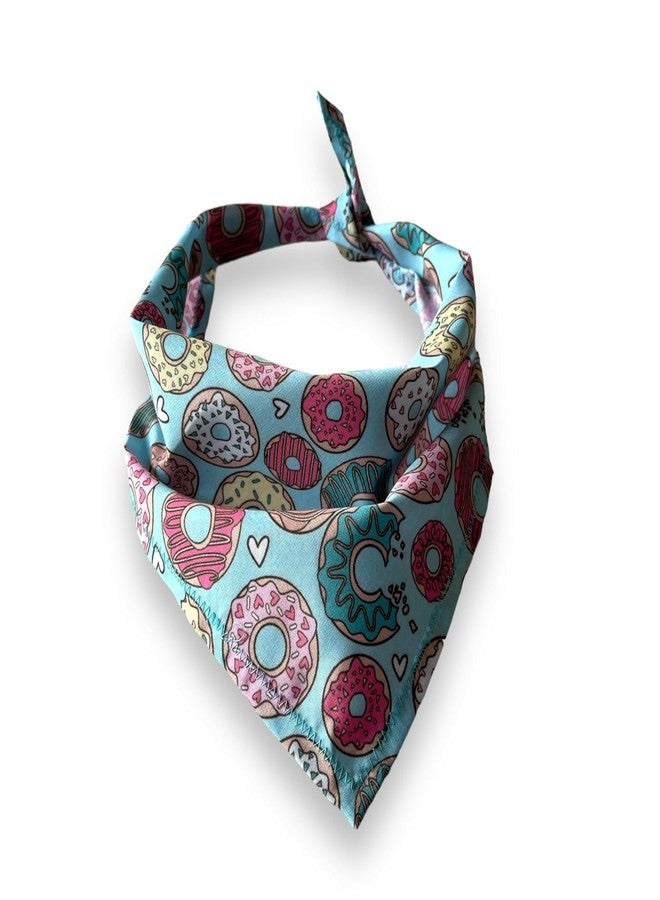 W Brings XL Dog Bandana for Dogs | This Stunning Gorgeous Design Dog Bandana Scarf is Perfect Styling Accessory for Extra Large Dogs. (XL (Extra Large), Teal Donuts) - Image 5