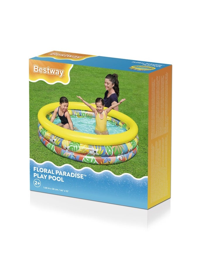 Bestway Bestway® φ66" x H15"/Φ1.68m x H38cm Floral Paradise Play Pool  - Image 1